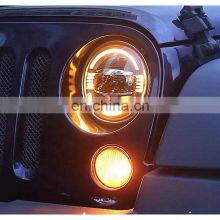 Modified to Full Led Headlamp Headlight With a Touch of Blue Function for Jeep Wrangler JK Head Lamp Head Light 2007-2017 thumbnail-4