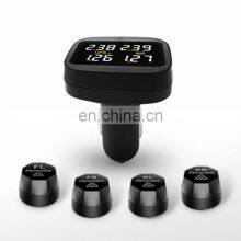 0.01bar Display Cig-plug Car Air Pressure Monitor Tire Parking Sensor Tpms