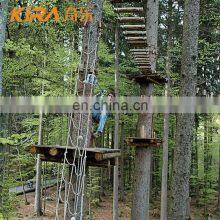 High Quality Outdoor Obstacle Ropes Course Team Building Tree Top Adventure thumbnail-2