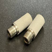 5 Micron M10 Thread Air Muffler Sintered Stainless Steel thumbnail-2