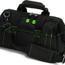 16-inch Close Tool Bag Top Wide Mouth Tool Storage Bag With Water Proof Rubber