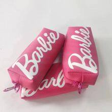 Customized Wholesale Pink Pu Leather Pencil Pouch Fashion Waterproof OEM Available thumbnail-4