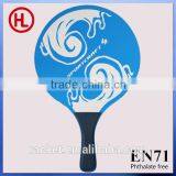 Promotional Sports Beach Paddle Colorized Wood Beach Tennis Racket/beach Paddle /beach Bar Set