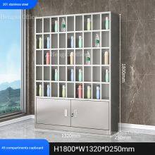 Heavy Duty Stainless Steel Water Bottle Organizer With Lockable Doors - Industrial Grade Storage Solution thumbnail-2