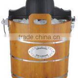 Ice Cream Maker (Original Wooden Bucket Ice Cream Maker, Traditional Ice Cream Machine) thumbnail-1