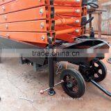 1.35~14m, 0.3 Ton Hydraulic Small Air Motorcycle Mobile Scissor Lift Table With Roller SJY0.3-14 thumbnail-5