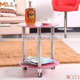 Superb Fully Adjustable Glass Coffee Side Table