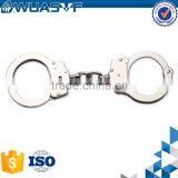 police carbon steel nickel finish handcuff