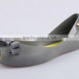 2016 Women Flats Shoes Fish Mouth Butterfly Plastic Melissa Shoes Causal Lady Shoes Pvc Jelly Flats Shoes for Women thumbnail-4
