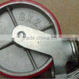 Scaffolding Caster Wheel,PU & Iron Body 6",8" thumbnail-1