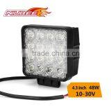 High Lumen Waterproof IP67 48W Offroad Led Work Light for Truck,trailer,jeep,suv,atv,boat thumbnail-2