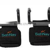 Rod Hook Weight Lifting Straps with customized logo