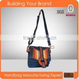 2055A original design nation style denim shoulder Bags woman