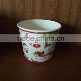 Cheap Double pe Coated Flower Christmas Hot Sale Customized Full Color Print Paper Cup With Logo thumbnail-1