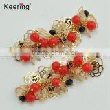 Keering Colorful Flower Beads Connecor for Hair or Bikini Swimwear WCK-960 thumbnail-1