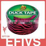 2013 New Arrived Pink and Black Zebra Duck Tape Insulation Wholeseale
