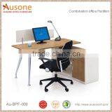 Simple Design Computer Desk Partitions With Bookcase and Drawer