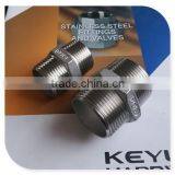 304 Stainless Steel Npt Fittings Hexagon Nipple in Heavy Model thumbnail-1