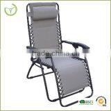 Hot sales metal zero gravity folding beach recliner padding chair