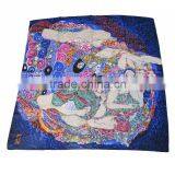 Fashion Italy Character Design Square Silk Headscarves thumbnail-1