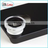 Hot With Case 180 Degree Fisheye mobile phone camera Lens For smart phone