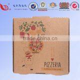 Pizza Box,mini Flute Pizza Carton Box Wholesale Customized Logo Paper Pizza Box Factory thumbnail-3