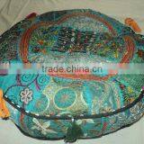 Cotton Patchwork Cushion Covers Puffs Ottoman-18