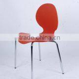 Factory Wholesale Stacking Fast Food Plastic Dining Chairs 1018 thumbnail-2