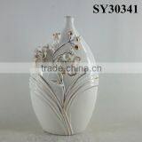 Beautiful Design Ceramic White Flower Vase thumbnail-3