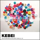Mixed 1cm-3cm coloured fancy buttons for decoration