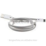 Fast charge flat noodle slim Micro-USB 2A 5v transmite and charging data line