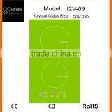 Colorful Glass Domino Induction Cooker Double Head Induction Cooker