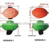 4pk Rubber Ring Led Finger Light, Laser Finger Beams, Projector Light thumbnail-2