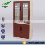 Red Color Metal Filing Cabinet Locker thumbnail-5