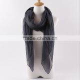 Wholesale Cheap Poly Chiffon Scarf,Lady Scarf,Fashionable Lady Scarf thumbnail-1