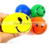Promotional Printed Smiley Face PU Foam Stress Ball thumbnail-1
