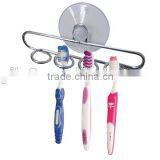 Metal suction cup toothbrush toothphaste holder                        
                                                Quality Choice