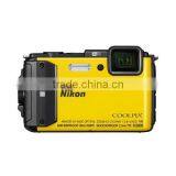 Nikon COOLPIX AW130 Digital Cameras-Yellow (International Ver.) DGS Dropship thumbnail-1