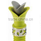 Eco-friendly Promotional Cheap Silicone Novelty Red Wine Bottle Stopper thumbnail-2