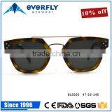 2016 Sun Glasses Custom Sunglass and Colors in High Quality Acetate Sunglasses With Metal Bridge Polarized Sunglasses