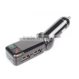 Newest Bluetooth Handsfree Dual USB Car FM Transmitter with Charger