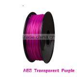 Industrial 3d Printer Resin 3D Printer Material Filament ABS Transparent Purple