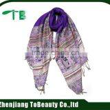 Ladys Fashion Silk Scarf thumbnail-4