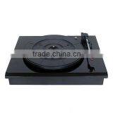 Rain Lane High End Electric Turntable High Glossy White Black Record Player thumbnail-2