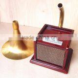 Rain Lane Gift Horn Gramophone Model With USB SD Bluetooth thumbnail-3