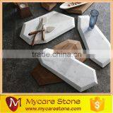 Natural Marble Polished Serving Plate Marble Tableware thumbnail-2