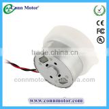 Mini Flat 6V Permanent Magnet DC Motor with Plastic Gearbox have Lead Wire