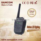 SAMCOM CP-120 High Quality Shatterproof Hidden LED Lighting 1700mAh Lithium-ion 2W Security Walkie Talkie