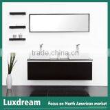 Black Double Sinks European Bathroom Vanity Wholesale From China