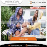 Low Weight Standard Quality Women Bathrobe With Custom Logo and Labels thumbnail-1